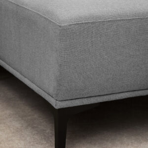 Toulon 3 Seat Grey Fabric Right Chaise Sofa