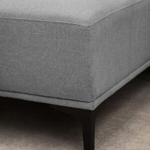 Toulon 3 Seat Grey Fabric Left Chaise Sofa