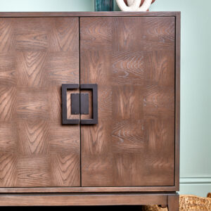 Dimaro Antique Grey Four Door Sideboard