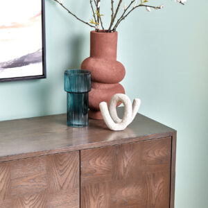 Dimaro Antique Grey Four Door Sideboard