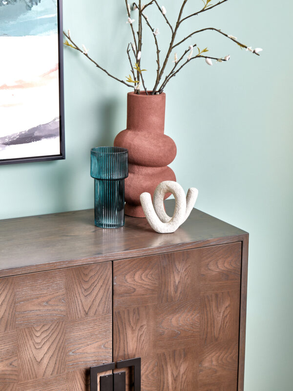 Dimaro Antique Grey Four Door Sideboard