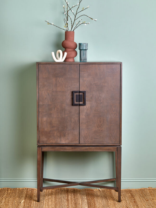 Dimaro Antique Grey Cabinet