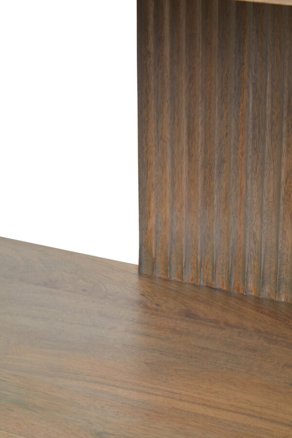 Torello Five Tier Grey Mango Wood Shelf Unit