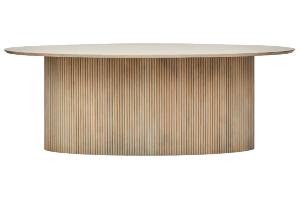 Torello Grey Mango Wood Oval Dining Table
