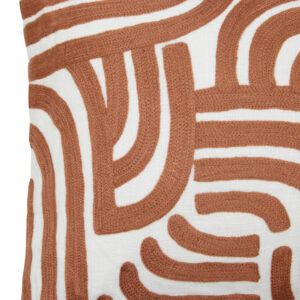 Bosie Ozella Natural and Terracotta Cushion