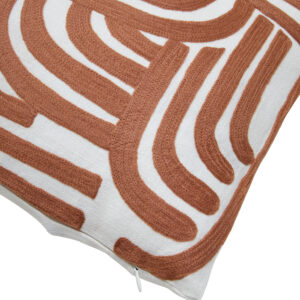 Bosie Ozella Natural and Terracotta Cushion