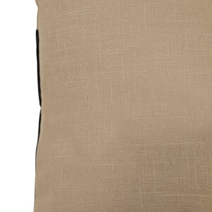 Bosie Ozella  Rectangular Natural and Black Cushion