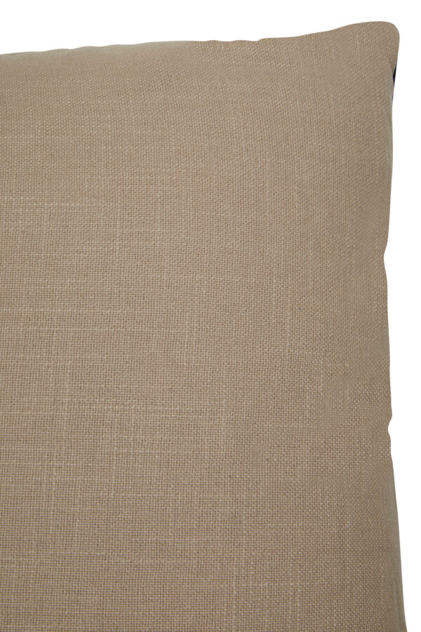 Bosie Ozella Black and Natural Square Cushion