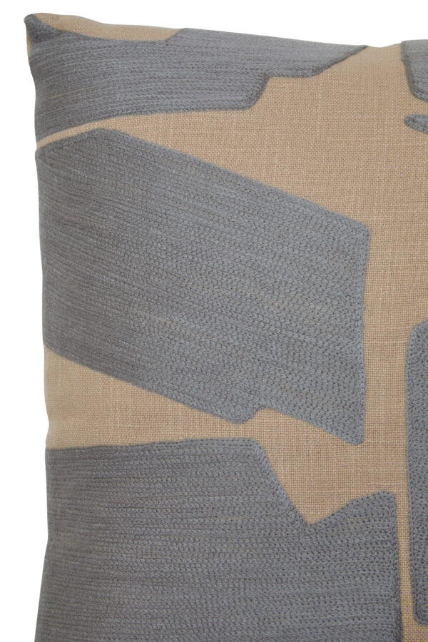 Bosie Ozella Natural And Grey Square Cushion