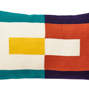 Bosie Ozella Multi Coloured Rectangular Cushion