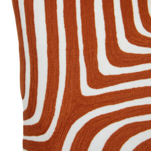 Bosie Ozella Rust and White Cushion