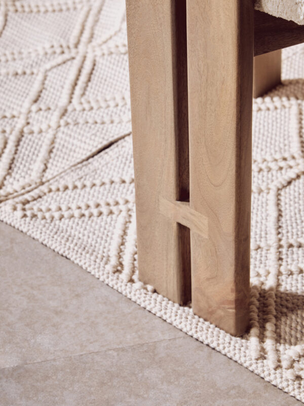 Bosie Jango Small Geometric Iovry Rug