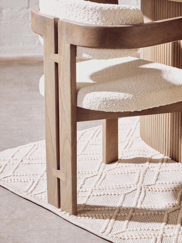 Bosie Jango Small Geometric Iovry Rug