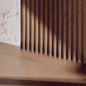 Torello Five Tier Grey Mango Wood Shelf Unit