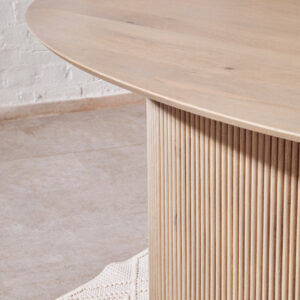 Torello Grey Mango Wood Oval Dining Table