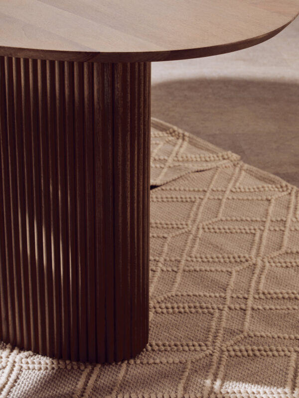 Torello Grey Mango Wood Oval Dining Table