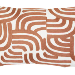 Bosie Ozella Natural and Terracotta Cushion