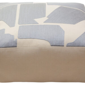 Bosie Ozella Natural And Grey Square Floor Cushion