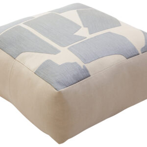 Bosie Ozella Natural And Grey Square Floor Cushion