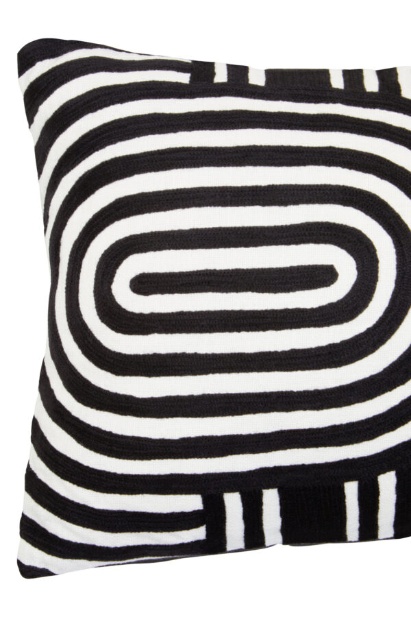 Bosie Ozella Black And White Cushion