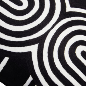 Bosie Ozella Black And White Cushion