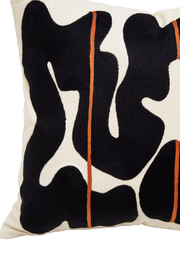 Bosie Ozella Black and Beige Cushion