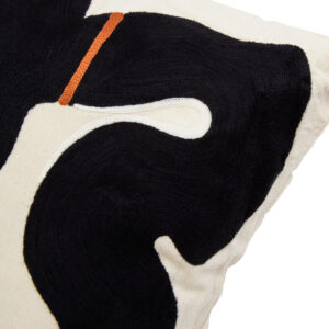 Bosie Ozella Black and Beige Cushion