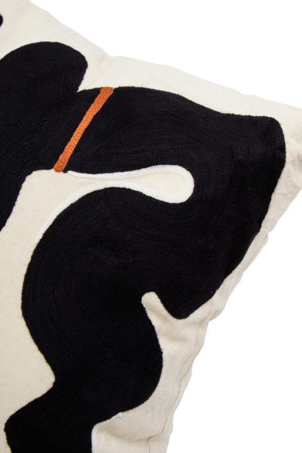 Bosie Ozella Black and Beige Cushion