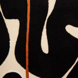 Bosie Ozella Black and Beige Cushion