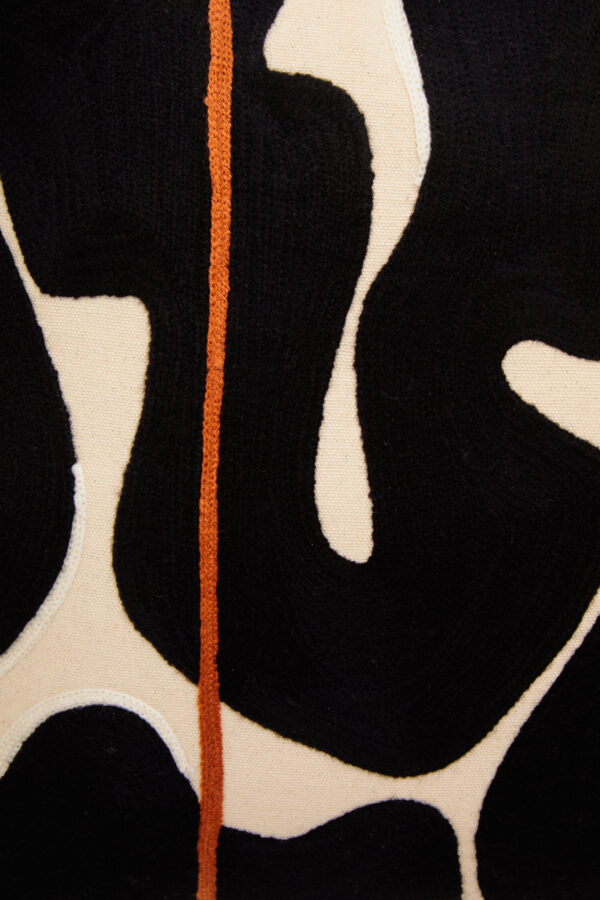 Bosie Ozella Black and Beige Cushion