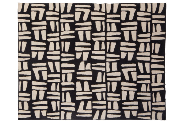 Bosie Ozella Natural And Black Throw