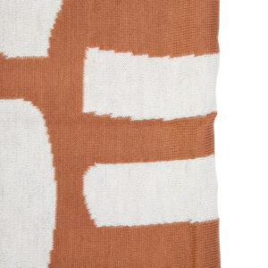 Bosie Ozella Natural And Terracotta Throw