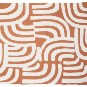 Bosie Ozella Natural And Terracotta Throw