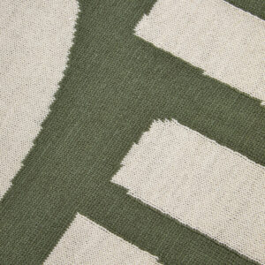 Bosie Ozella Natural And Green Throw