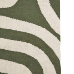 Bosie Ozella Natural And Green Throw