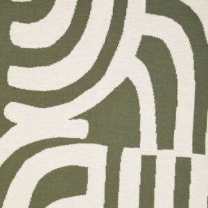 Bosie Ozella Natural And Green Throw