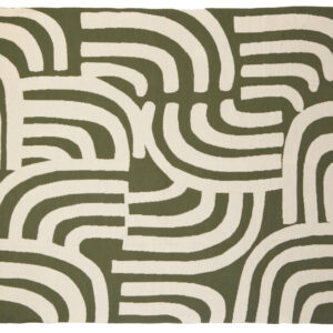 Bosie Ozella Natural And Green Throw