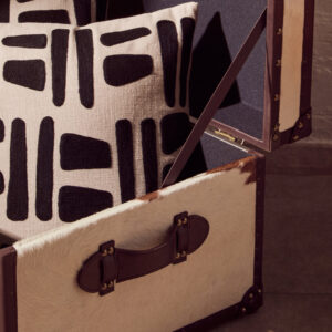 Bosie Ozella Natural And Black Square Cushion