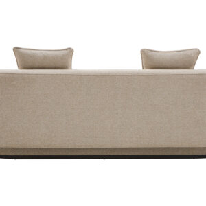 Oratino Ivory Linen 3 Seater Curved Sofa