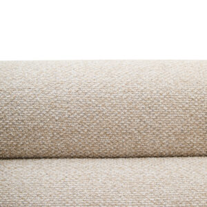 Oratino Ivory Linen 3 Seater Curved Sofa