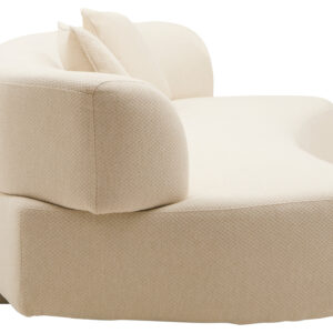 Ozzano Cream Linen 3 Seater Sofa