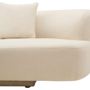 Ozzano Cream Linen 3 Seater Sofa