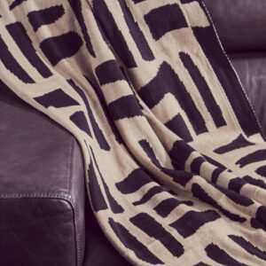 Bosie Ozella Natural And Black Throw