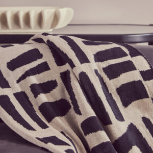 Bosie Ozella Natural And Black Throw