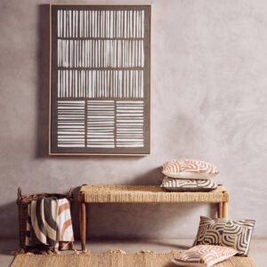 Bosie Ozella Natural And Terracotta Throw