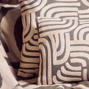 Bosie Ozella Natural And Green Throw