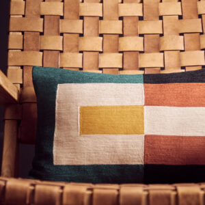 Bosie Ozella Multi Coloured Rectangular Cushion