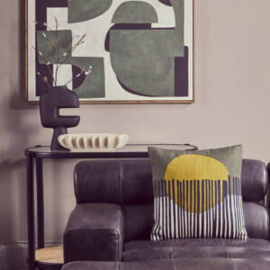 Bosie Ozella Green And White Cushion