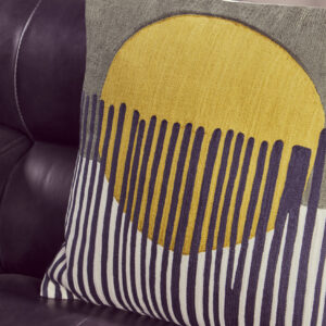 Bosie Ozella Green And White Cushion
