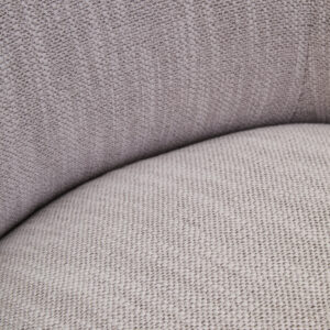 Bordo Textured Grey Curved Swivel Chair